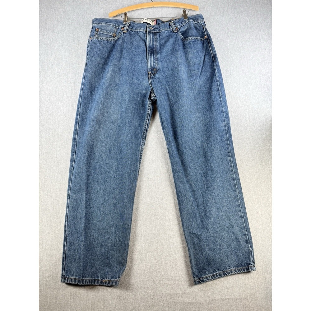Levi Strauss 550 Jeans Mens 42x30 Blue Relaxed Fit Straight Leg Denim Pants‎